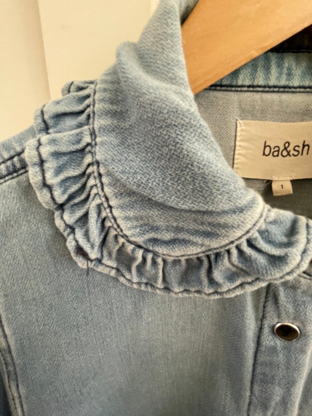 ba&sh Denim Blouse - Picture 4 of 8